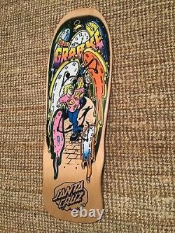 Santacruz VTG Skateboard Deck Claus Grabke Melting Clocks Jim Phillips Artwork