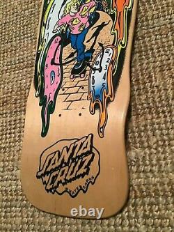 Santacruz VTG Skateboard Deck Claus Grabke Melting Clocks Jim Phillips Artwork