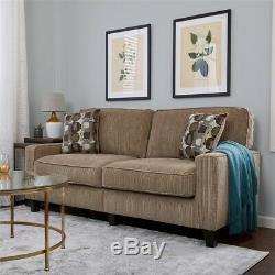 Serta RTA Palisades Collection 73 Sofa in Flagstone Beige