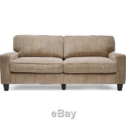 Serta RTA Palisades Collection 73 Sofa in Flagstone Beige