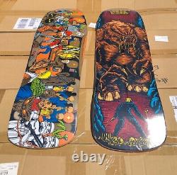 Set Of 16 Limited Edition Santa Cruz Star Wars Skateboard Decks Yoda, Boba Fett
