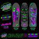 Set of 3 Santa Cruz Blacklight Reissue Skate Decks Roskopp Kendall Slasher