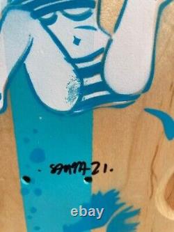 Signed Salba Pool Cleaning Deck Hand Sprayed Salba Witch Doctor Santa Cruz