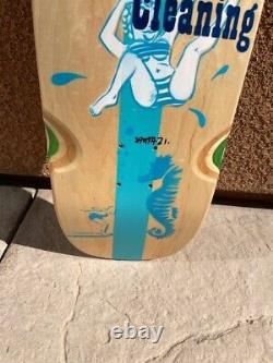 Signed Salba Pool Cleaning Deck Hand Sprayed Salba Witch Doctor Santa Cruz