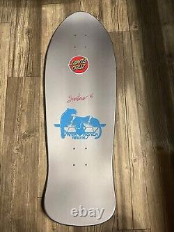 Signed Santa Cruz Natas Skateboard Deck