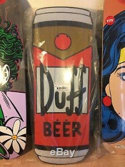 Simpsons Santa Cruz Duff Beer Can Rare Cruiser Complete Skateboard NEW