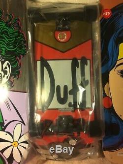 Simpsons Santa Cruz Duff Beer Can Rare Cruiser Complete Skateboard NEW