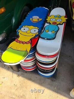 Simpsons skateboard Santa Cruz new condition rare lot of two character boards