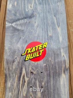 Skaterbuilt Not Santa Cruz Duane Peters Red / Black Stripes Signed 2nd run 45/50