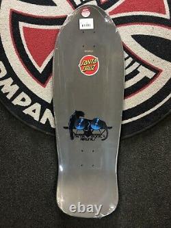 Sma Natas Kaupas Panther Metallic Grey Skateboard Deck Reissue Santa Cruz
