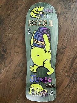Sma Steve Rocco II Skateboard Deck Reissue Santa Cruz Vintage Skateboard