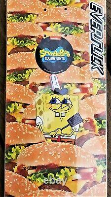 SpongeBob SquarePants Krabby Patty Everslick Santa Cruz Skateboard Deck 8.0