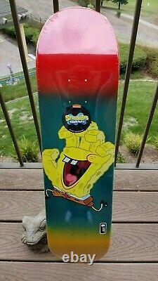 SpongeBob SquarePants x Screaming Hand Santa Cruz Nickelodeon Skateboard Deck