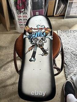 Spoof Metallica Zorlac Brand X Deck Punk Stix SANTA CRUZ NOS SKATEBOARD JESSEE