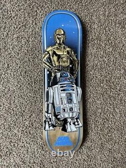 Star Wars Santa Cruz Collectible Skateboard Deck Droids R2-D2 & C-3PO RARE