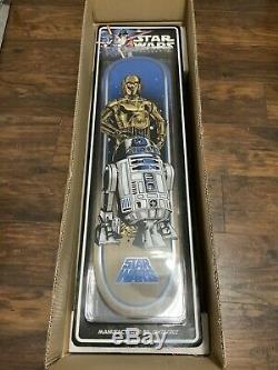 Star Wars Santa Cruz Collectible Skateboard Deck Droids R2-D2 & C-3PO Rare