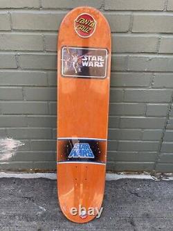 Star Wars Santa Cruz Collectible Skateboard Deck Luke Skywalker New RARE