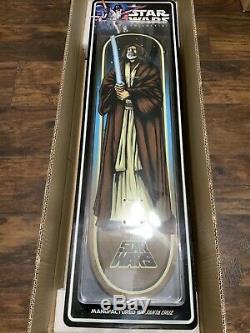 Star Wars Santa Cruz Collectible Skateboard Deck Obi-Wan Kenobi Rare