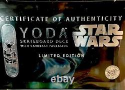 Star Wars Santa Cruz Collectible Skateboard Deck Yoda Blister Package New