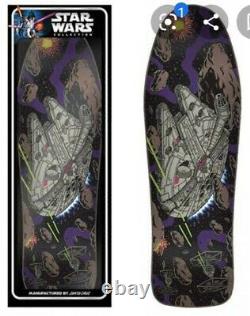 Star Wars Santa Cruz Skateboard DECK millenium falcon