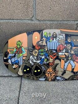 Star Wars Santa Cruz skateboard deck Mos Eisley Cantina Scene Pitchgrim Art NEW