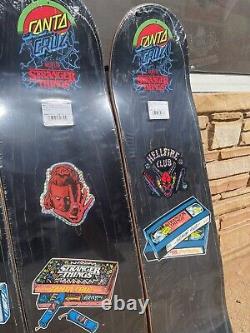 Stranger Things X Santa Cruz Skateboard decks Season 1-4