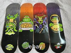 TMNT Santa Cruz Full Set With Stickers Brand New Out Of The Plastic