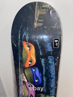 TMNT teenage mutant ninja turtles santa cruz skateboard deck Everslick 8.25