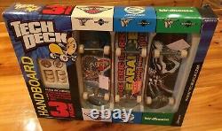 Tech Deck Handboard 3 Pack Tony Hawk Birdhouse Brigade Santa Cruz NEW Skateboard