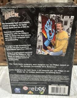 Tech Deck Santa Cruz Screaming Hand Jim Phillips Collector Series VINYL Blue New