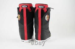 ThirtyTwo Mens Zephyr Santa Cruz 8107000080 595 Black Red Snow Boots Size 10.5 M