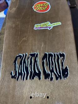 Tom Knox Fire Pit Santa Cruz vintage reissue Skateboard brown stain /grosso