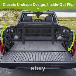 Truck Bed Extender for Hyundai Santa Cruz Aluminum Black for Full Size Trucks