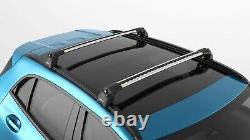 Turtle Silver Air V2 Roof Rail Racks Cross Bar for Hyundai Santa Cruz 2022-2023