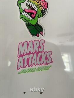 Ultra Rare black light limited Santa Cruz X Mars Attacks grab bag deck. Deadstoc