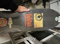 Vintage Jason Jessee Santa Cruz Sun God skateboard OG. Black all original in pac