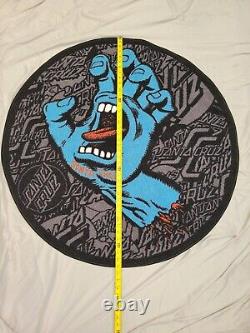 Vintage Santa Cruz Screaming Hand Round Rug. Very Collectable And Hard To Find