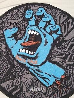 Vintage Santa Cruz Screaming Hand Round Rug. Very Collectable And Hard To Find